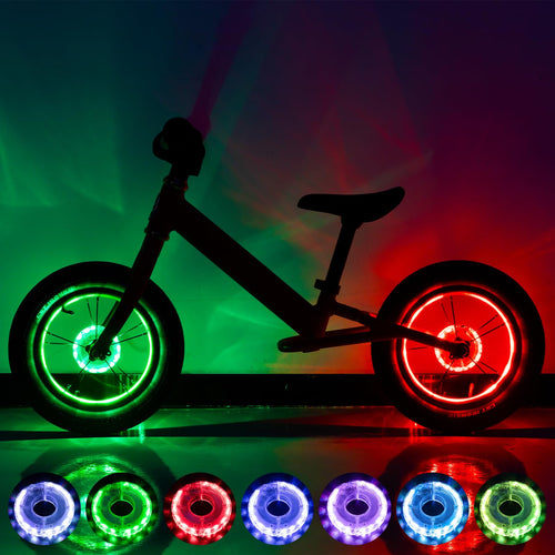 LED Bike Wheel Light — USB Rechargeable Colorful Spoke Light