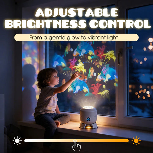 🎁 Dynamic Rotating LED Ocean Projector Light