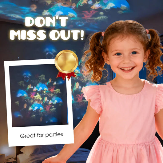 🎁 Dynamic Rotating LED Ocean Projector Light