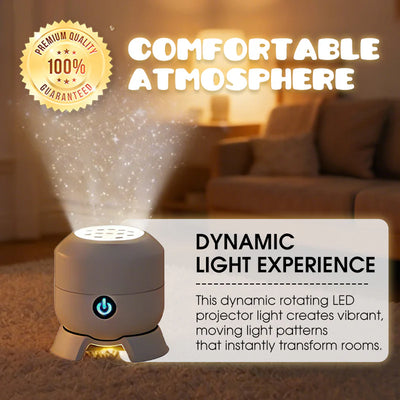 🎁 Dynamic Rotating LED Ocean Projector Light
