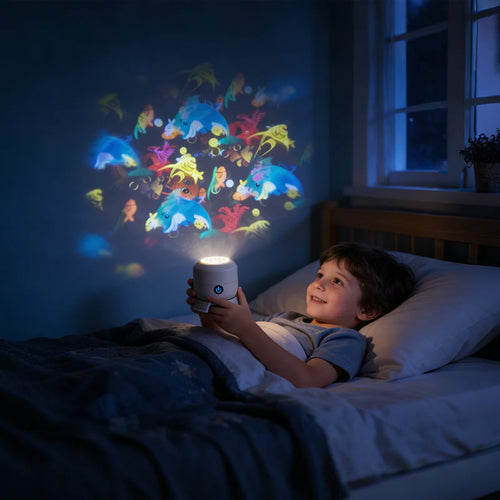 🎁 Dynamic Rotating LED Ocean Projector Light