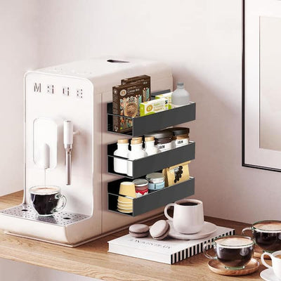 Punch-free Magnetic Storage Rack Organizer