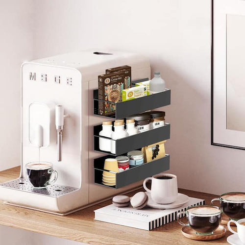 Punch-free Magnetic Storage Rack Organizer