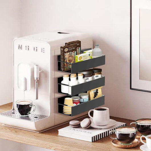 Punch-free Magnetic Storage Rack Organizer