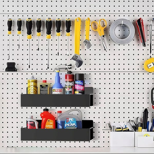 Punch-free Magnetic Storage Rack Organizer